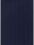 Mt. 0,65 Tessuto Flanella Lana Super 130's Gessato Blu Inchiostro F.lli Tallia di Delfino