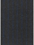 Flannel Fabric Wool Super 130's Pinstripe Grey Blue F.lli Tallia di Delfino