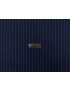 Flannel Fabric Wool Super 130's Pinstripe Ink Blue Melange F.lli Tallia di Delfino
