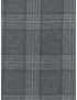 Flannel Fabric Wool Super 130's Windowpane Light Grey F.lli Tallia di Delfino