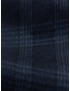 Flannel Fabric Wool Super 130's Windowpane Dark Blue F.lli Tallia di Delfino