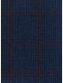 Flannel Fabric Wool Super 130's Pied de Poule Dark Blue F.lli Tallia di Delfino