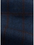 Flannel Fabric Wool Super 130's Pied de Poule Dark Blue F.lli Tallia di Delfino