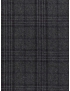 Flannel Fabric Wool Super 130's Windowpane Dark Grey Prune F.lli Tallia di Delfino