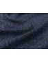 Mt. 2,00 Tessuto Tweed Lana Cashmere Seta Blu F.lli Tallia di Delfino