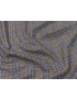 Flannel Fabric Wool Super 130's Prince of Wales Brown Blue F.lli Tallia di Delfino