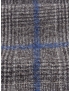 Wool Fabric Windowpane Brown White Blue F.lli Tallia di Delfino