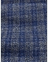 Wool Fabric Checked Grey Blue F.lli Tallia di Delfino
