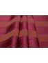 Jacquard Fabric Striped Strié Burgundy Terracotta