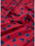 Silk Satin Fabric Hearts Red Blue Gai Mattiolo