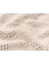 Knit Alpaca Wool Fabric Diamond Ecru 