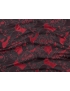 Jacquard Double Face Fabric Red Made in Italy