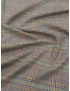 Wool Blend Fabric Prince of Wales Pistachio Azure Caramel