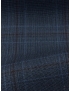 Connoisseur Fabric Windowpane Avion Blue Prune Guabello 1815
