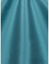 Double Face Silk Blend Mikado Fabric Peacock Blue Silver