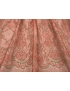 Chantilly Lace Fabric Red Fern Green Lurex Marco Lagattolla
