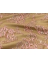 Chantilly Lace Fabric Pink Gold Lurex Marco Lagattolla