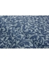 Tessuto Tovaglie Jacquard Ramage Celeste Blu