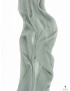 Tessuto Organza di Seta Tinto in Filo Grigio Verde