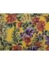 Cotton Sateen Fabric Floral Yellow Pierre Cardin 