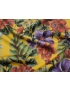 Cotton Sateen Fabric Floral Yellow Pierre Cardin 
