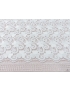 Macramé Lace Fabric Silk White 