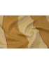 Curtain Fabric Stripes Beige Copper Orange Burgundy - Ponson Made in Italy