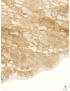 Chantilly Lace Fabric Floral Lamé Gold