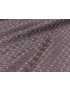 Jacquard Fabric Geometric Purple Gold