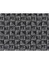 Tessuto Jacquard Geometrico Nero - Rotterdam