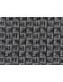 Jacquard Geometric Fabric Black - Rotterdam