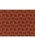 Tessuto Jacquard Geometrico Rosso Giallo - Rotterdam