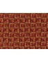 Jacquard Geometric Fabric Red Yellow - Rotterdam