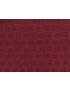Tessuto Jacquard Geometrico Rosso Scuro - Rotterdam
