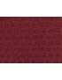 Jacquard Geometric Fabric Dark Red - Rotterdam