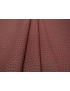 Jacquard Geometric Fabric Red Brown - Rotterdam