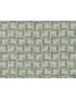 Tessuto Jacquard Geometrico Beige Verde - Rotterdam