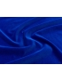 Velvet Fabric Cotton and Modal Royal Blue - Redaelli 1893