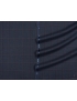 Mtr. 2.00 Tornado Grisaille Fabric 3D Windowpane Patriot Blue Prune Scabal