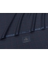 Mtr. 2.00 Tornado Grisaille Fabric 3D Windowpane Patriot Blue Prune Scabal