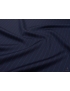 Mtr. 3.00 Galaxy Hopsack Fabric Pinstripe Navy Blue Light Blue Scabal