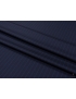 Mtr. 3.00 Galaxy Hopsack Fabric Pinstripe Navy Blue Light Blue Scabal