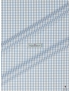 Mtr. 2.00 Twill Fabric Vichy Check Pale Blue White Giza 45 NE 200/2 - Atelier Romentino