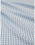 Mtr. 2.00 Twill Fabric Vichy Check Pale Blue White Giza 45 NE 200/2 - Atelier Romentino