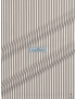 Mtr. 2.00 Poplin Stripe Pale Brown White Giza 45 NE 170/2 - Atelier Romentino