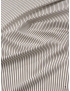 Mtr. 2.00 Poplin Stripe Pale Brown White Giza 45 NE 170/2 - Atelier Romentino