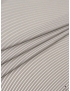 Mtr. 2.00 Poplin Stripe Pale Brown White Giza 45 NE 170/2 - Atelier Romentino