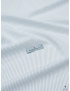 Poplin Fabric Stripe Pale Blue White Giza 45 NE 170/2 - Atelier Romentino