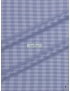 Mtr. 1.70 Poplin Fabric Vichy Check Light Blue White Giza 45 NE 170/2 - Atelier Romentino