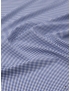 Mtr. 1.70 Poplin Fabric Vichy Check Light Blue White Giza 45 NE 170/2 - Atelier Romentino